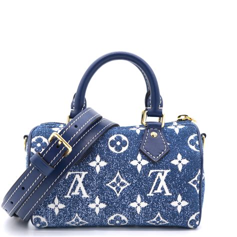 denim monogram louis vuitton|Nano Speedy Bag .